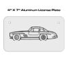 4 X 7 Aluminum License Plate  Thumbnail