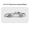 4 X 7 Aluminum License Plate  Thumbnail