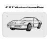 4 X 7 Aluminum License Plate  Thumbnail