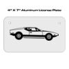 4 X 7 Aluminum License Plate  Thumbnail