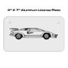 4 X 7 Aluminum License Plate  Thumbnail