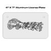 4 X 7 Aluminum License Plate  Thumbnail