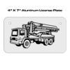 4 X 7 Aluminum License Plate  Thumbnail