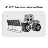 4 X 7 Aluminum License Plate  Thumbnail