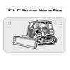 4 X 7 Aluminum License Plate  Thumbnail