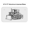4 X 7 Aluminum License Plate  Thumbnail
