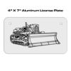 4 X 7 Aluminum License Plate  Thumbnail