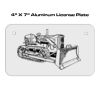 4 X 7 Aluminum License Plate  Thumbnail