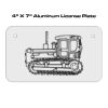 4 X 7 Aluminum License Plate  Thumbnail