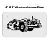 4 X 7 Aluminum License Plate  Thumbnail
