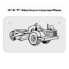 4 X 7 Aluminum License Plate  Thumbnail