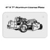 4 X 7 Aluminum License Plate  Thumbnail
