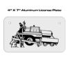 4 X 7 Aluminum License Plate  Thumbnail
