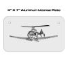 4 X 7 Aluminum License Plate  Thumbnail