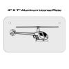 4 X 7 Aluminum License Plate  Thumbnail