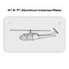 4 X 7 Aluminum License Plate  Thumbnail