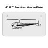 4 X 7 Aluminum License Plate  Thumbnail