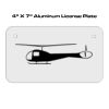 4 X 7 Aluminum License Plate  Thumbnail