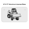 4 X 7 Aluminum License Plate  Thumbnail