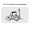 4 X 7 Aluminum License Plate  Thumbnail