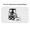 4 X 7 Aluminum License Plate  Thumbnail
