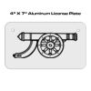 4 X 7 Aluminum License Plate  Thumbnail