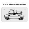 4 X 7 Aluminum License Plate  Thumbnail