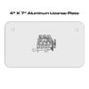 4 X 7 Aluminum License Plate  Thumbnail