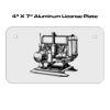 4 X 7 Aluminum License Plate  Thumbnail
