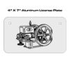 4 X 7 Aluminum License Plate  Thumbnail