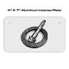 4 X 7 Aluminum License Plate  Thumbnail