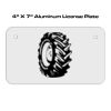 4 X 7 Aluminum License Plate  Thumbnail