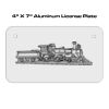 4 X 7 Aluminum License Plate  Thumbnail