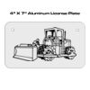 4 X 7 Aluminum License Plate  Thumbnail