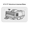 4 X 7 Aluminum License Plate  Thumbnail
