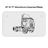 4 X 7 Aluminum License Plate  Thumbnail