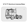 4 X 7 Aluminum License Plate  Thumbnail