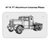 4 X 7 Aluminum License Plate  Thumbnail