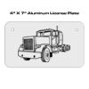 4 X 7 Aluminum License Plate  Thumbnail