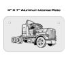 4 X 7 Aluminum License Plate  Thumbnail