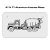 4 X 7 Aluminum License Plate  Thumbnail