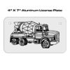 4 X 7 Aluminum License Plate  Thumbnail