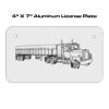 4 X 7 Aluminum License Plate  Thumbnail