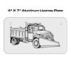 4 X 7 Aluminum License Plate  Thumbnail
