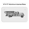 4 X 7 Aluminum License Plate  Thumbnail
