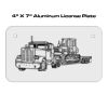 4 X 7 Aluminum License Plate  Thumbnail