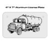 4 X 7 Aluminum License Plate  Thumbnail