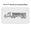 4 X 7 Aluminum License Plate  Thumbnail
