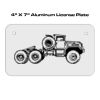 4 X 7 Aluminum License Plate  Thumbnail