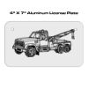 4 X 7 Aluminum License Plate  Thumbnail